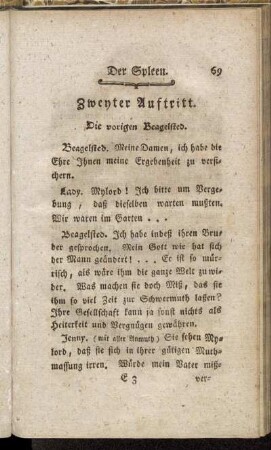 Zweyter Auftritt. Die vorigen Beagelsted.