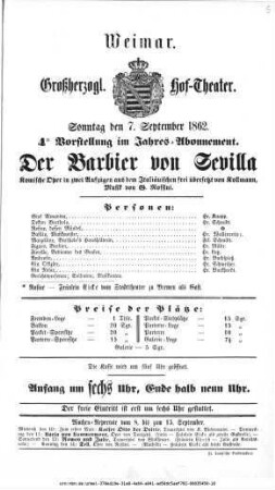 Der Barbier von Sevilla