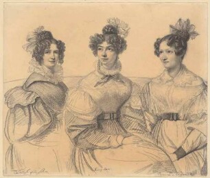 Bildnisse Förster, Louise, Hase, Fanny und Quandt, Bianca von