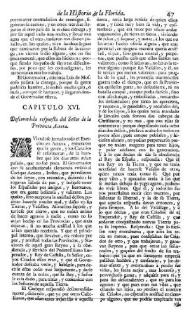 Cap. 16. Descomedida Respuesta del Señor de la Provincia Acuera.