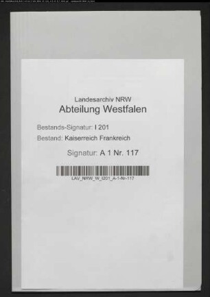 Bestätigung der Wahl des lutherischen Pastors Kolb zu Rees.