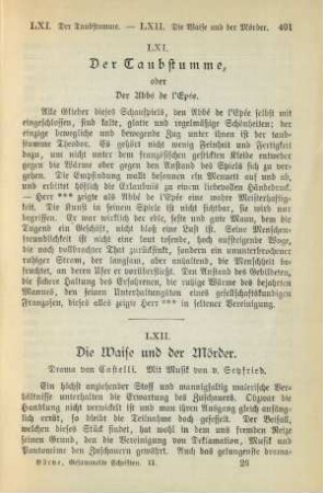 LXI. Der Taubstumme, oder Der Abbé de l'Epée