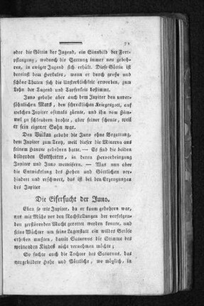Die Eifersucht der Juno