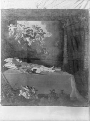Aufbahrung des Kurprinzen Karl Emil, Sohn des Großen Kurfürsten