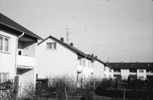 Freiburg: Mooswaldsiedlung; Siedlungsgebiet; Falkenbergerstraße