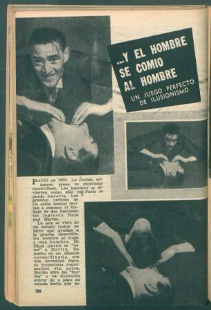 ... y el hombre se comió al hombre - Un juego perfecto de ilusionismo