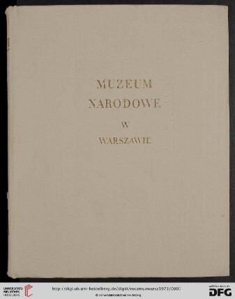 17: Rocznik Muzeum Narodowego w Warszawie