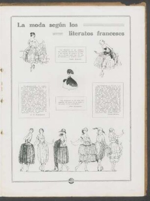 La moda según los literatos franceses