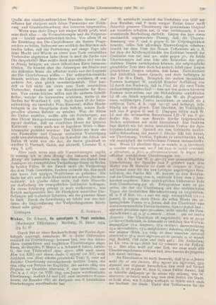 589-591 [Rezension] Wieber, Eduard, De apocalypsis S. Pauli codicibus