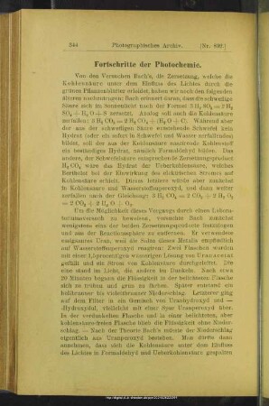 Fortschritte der Photochemie