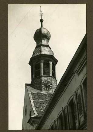 Turm der protestantischen Kirche