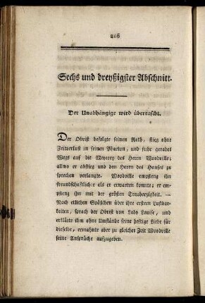 Sechs und dreyßigster Abschnitt.