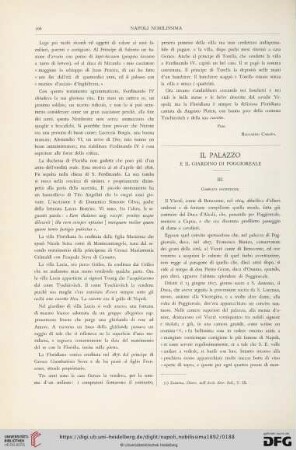 1: Il palazzo : E il giardino di poggioreale