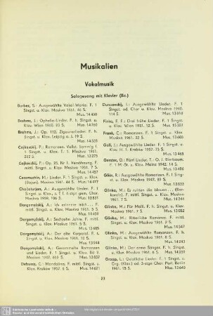 Vokalmusik