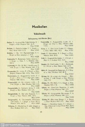 Vokalmusik