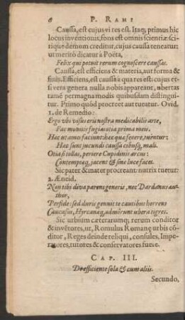 Cap. III. De efficiente sola & cum aliis.