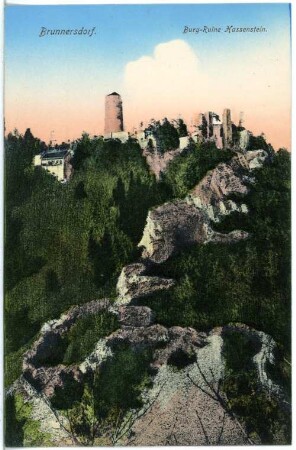 Brunnersdorf. Burgruine Hassenstein