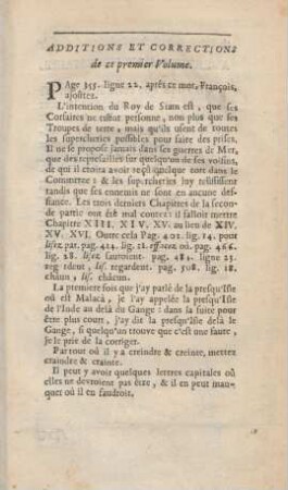 Additions et corrections ...