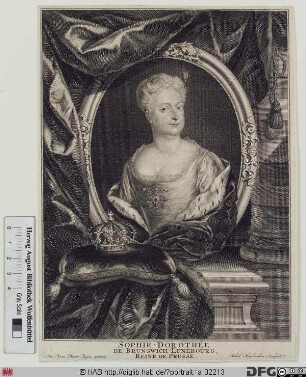 Bildnis Sophie Dorothea, Königin in Preußen, geb. Prinzessin von Braunschweig-Hannover