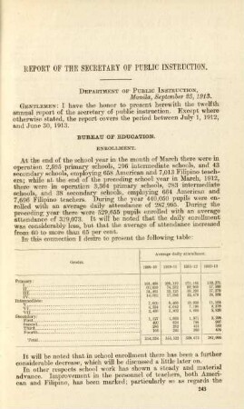 Report of the Secretary of Public Instruction