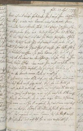 Nr.7: Eutin, 22.9.1785