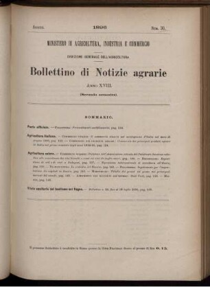 Agosto. Num. 30.