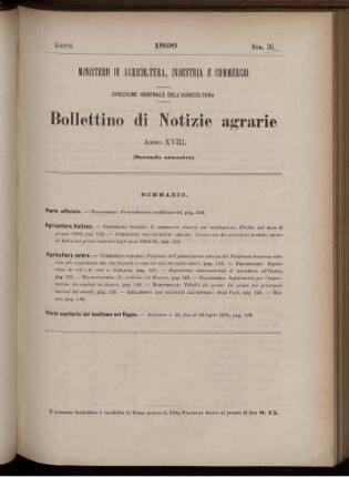 Agosto. Num. 30.