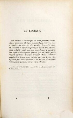 Histoire universelle, 2. 1560 - 1568