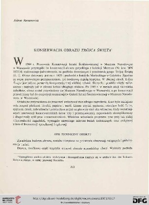 15: Konserwacja obrazu "Trójca Święta"