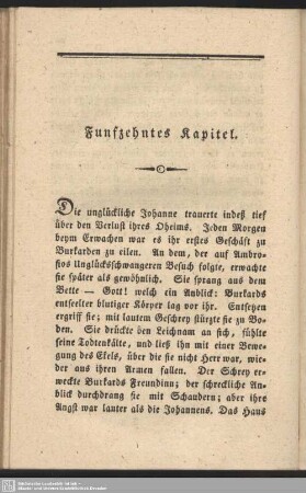 Funfzehntes Kapitel