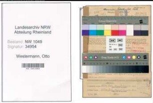 Entnazifizierung Otto Westermann , geb. 26.02.1888 (Kaufmaennischer Angestellter)