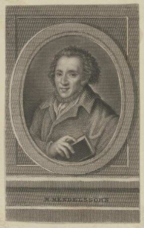 Bildnis des M. Mendelssohn
