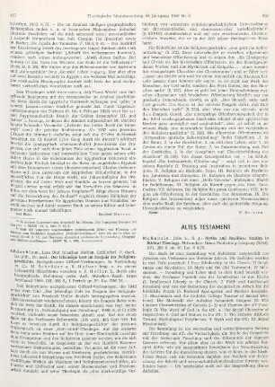 418-421 [Rezension] McKenzie, John L., Myths and realities