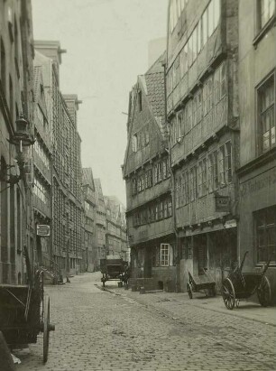 Hamburg, Fachwerkhäuser in der Herrlichkeit