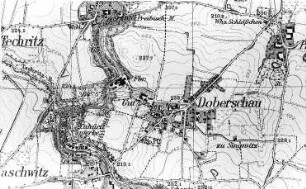Doberschau-Gaußig-Doberschau. Meßtischblatt, Sekt. Bautzen, Nr. 4852