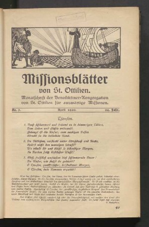 Nr. 7. April 1920. 24. Jahrgang