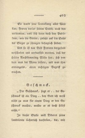 Geschmack