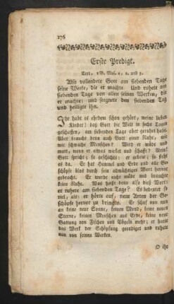 Erste Predigt - Die dreyzehende Predigt