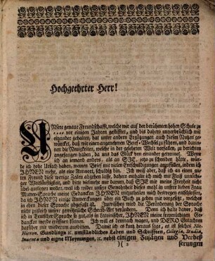 Iacobi Sinceri Sendschreiben an einen guten Freund in Nieder-Sachsen wegen E. F. H. ans Licht gestellten umständlichen Lebens und Schrifften Nicolai Hieronymi Gundlings ...