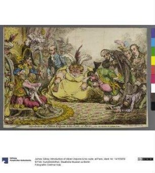 Introduction of citizen Volpone & his suite, at Paris