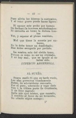 Al sueño.