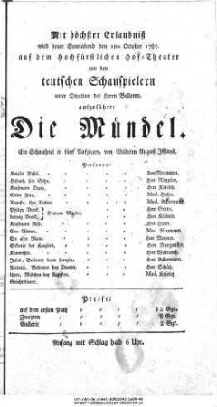 Die Mündel
