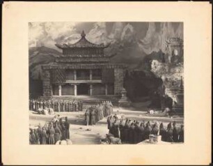 Filmarchitektur: Lebende Buddhas (Götter in Tibet): Szenen vor Tempel