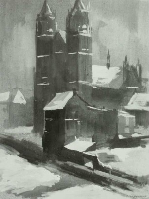 Magdeburger Dom im Winter