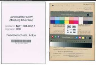 Entnazifizierung Anton Buechsenschuetz , geb. 06.08.1911 (Lehrer)