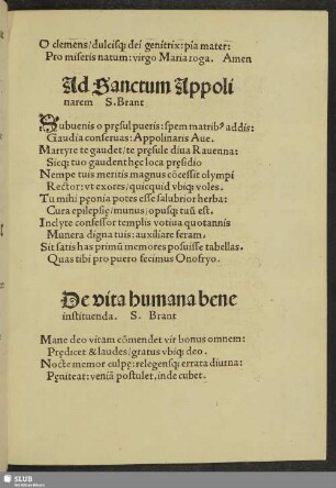 Ad Sanctum Appolinarem