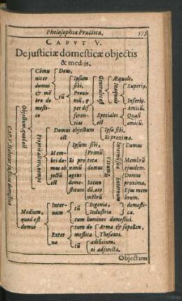 Caput V. De iusticiae domesticae obiectis & mediis.