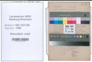 Entnazifizierung Josef Braunsdorf , geb. 02.01.1892 (Sachverstaendiger)