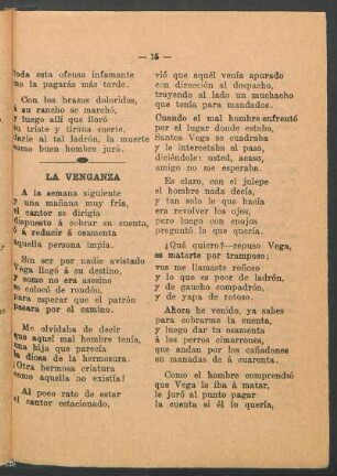 La venganza