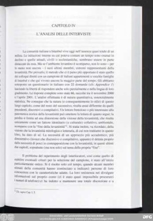 Capitolo IV L՚Analisi Delle Interviste